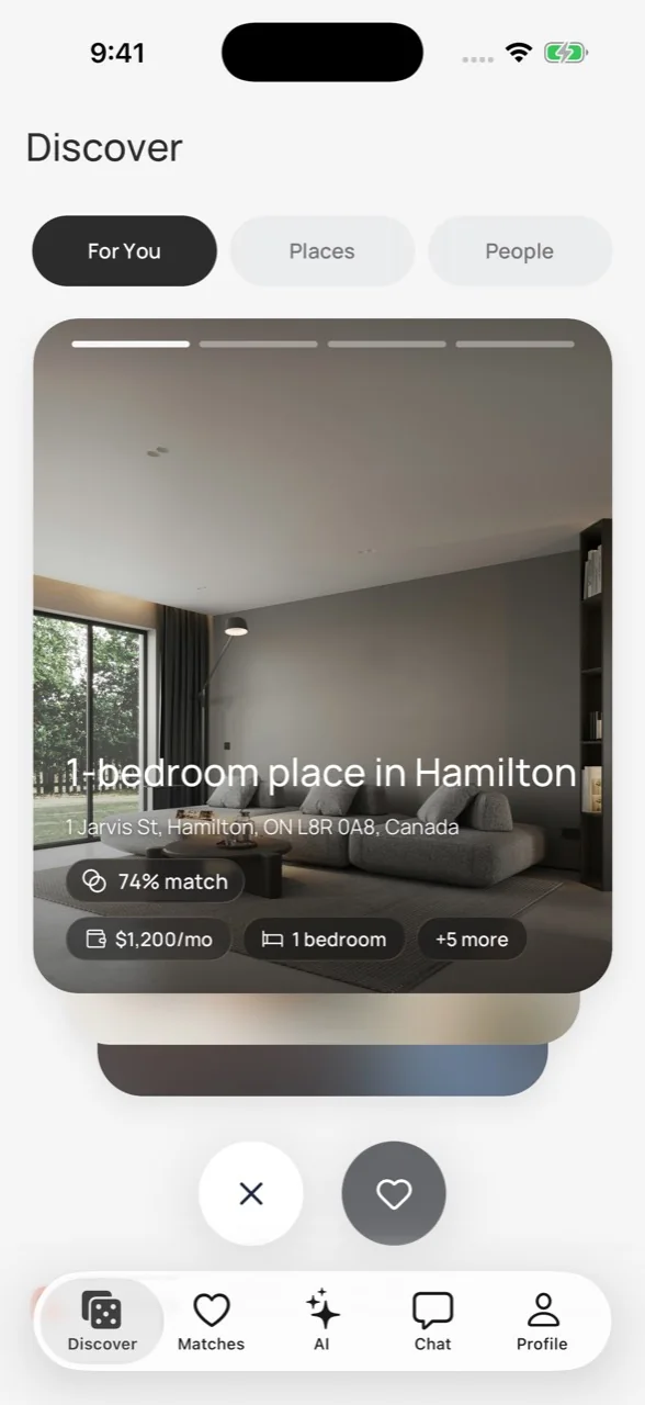Discover a place to call home